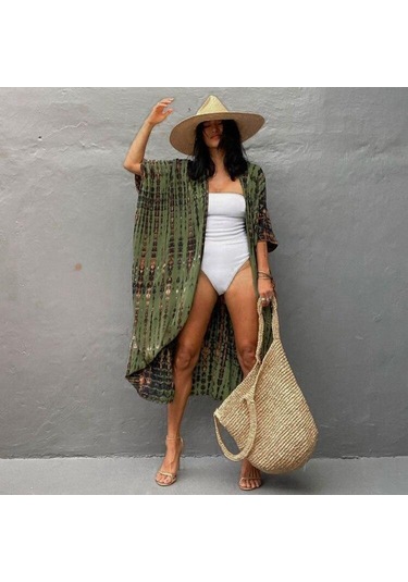 Tiger Plaj Cover Ups Mayo Güneş Koruyucu Gömlek Siyah Baskı Mayo Pelerin Tatil Bluz 2022 Rahat Gevşek Beachwear Kıyafetler 21668 Tiger Çok Renkli