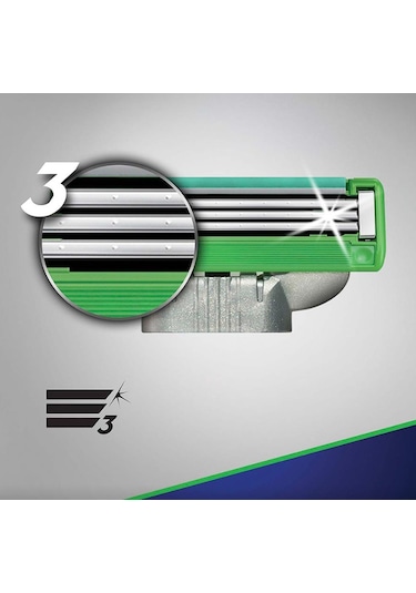 Gillette Mach3 Sensitive Yedek Başlık 4'lü