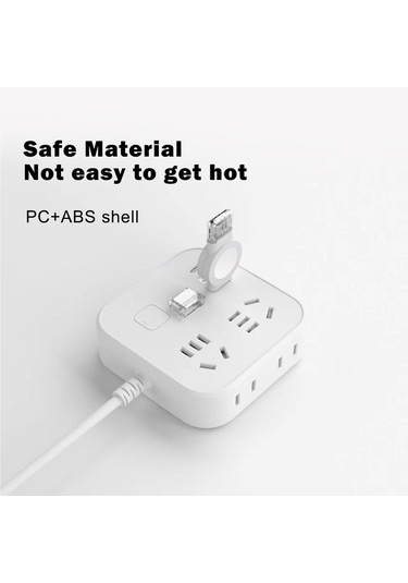 Honmex iOS Watch Uyumlu Tüm Serileri İçin 5w Manyetik Kablosuz Şarj Cihazı, Akıllı Sıcaklık Kontrolü, 2 Saat Tam Şarj, Siyah Abs Plastik, Type-c+usb