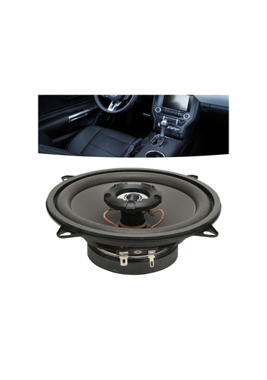 Geeroyoo 400w Maksimum Güç 5 İnç Orta Frekanslı Oto Hoparlörü, 4 Ohm 93db Duyarlılık, Siyah Dış Mıknatıslı Oto Ses Sistemi Modifikasyonu