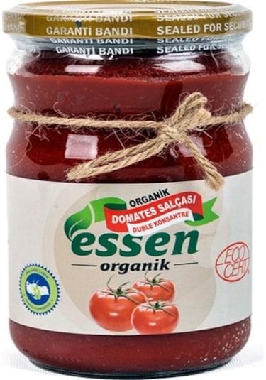 Essen Organik Domates Salçası Cam 650 G