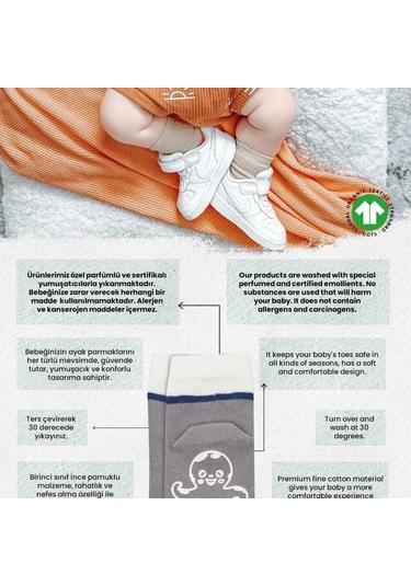 Bistyle Hayvan Figürlü Kaymaz Erkek Soket Çorap 2'li Bs10119 İndigo İndigo