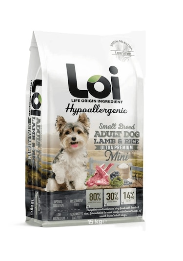 Loi Mini Irk Yetişkin Köpek Kuzulu 15kg