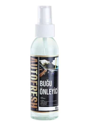 Araç Buğu Önleyici Sprey Araç Motorsiklet Ve Araba Cam Bugu Giderici 125 ML