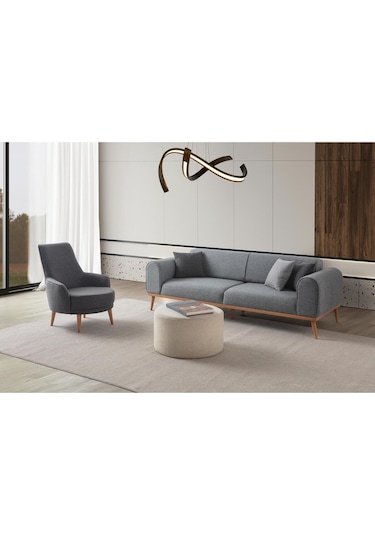 Rebull 3+3+1 Koltuk Takımı Gri