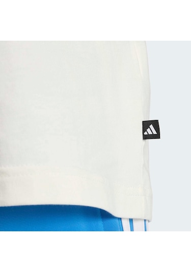 Adidas Summer Slides Graphic Erkek Krem Tişört Jz5001