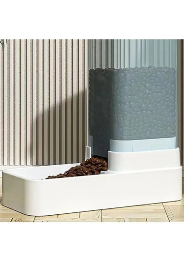 Jıalan Tam Otomatik Besleyici Kedi Ve Köpek Kase Mama Saklama