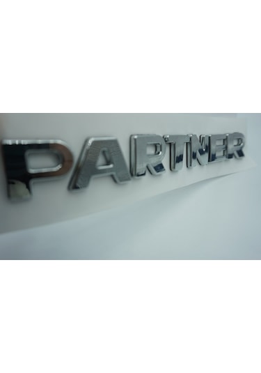 Peugeot Partner Bagaj Yazı Logo Amblem 3M 3D