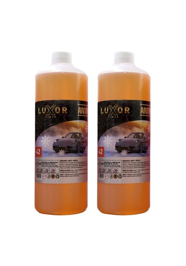 Luxor Kimya 4 Mevsim -42 Derece Turuncu Antifriz 1 LT (2'li)