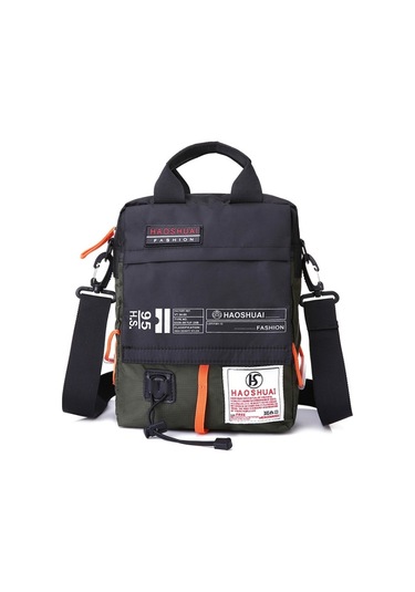 Haoshuai 206-1 Erkek El Ve Omuz Askılı Crossbody Çanta 001