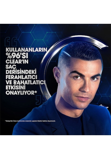 Clear Men Cool Sport Menthol Kepeğe Karşı Etkili Şampuan 3 x 350 ML