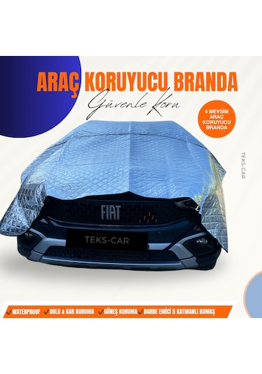 Hatchback Model Uyumlu Güneş&dolu&kar Koruyucu Oto Brandası