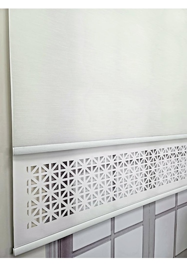 Bbb Çift Mekanizmalı Lazer Kesim Tül Ve Stor Perde Mlt1045