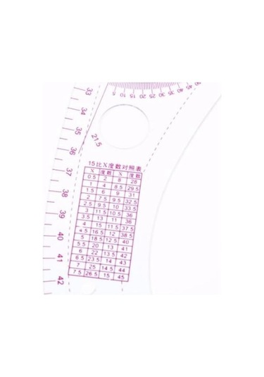 Flybuy 7 Adet Dikiş Eğrisi Metrik Cetvel Seti - Terzi Giyim Aracı