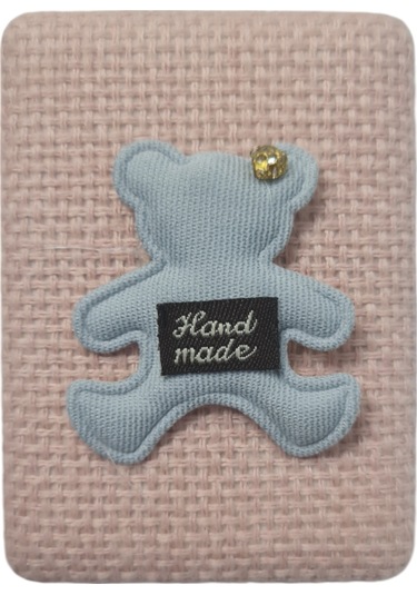 Gigi Panda Ayıcık Desenli Örgü Motif Desenli Katlanır Makyaj Aynası