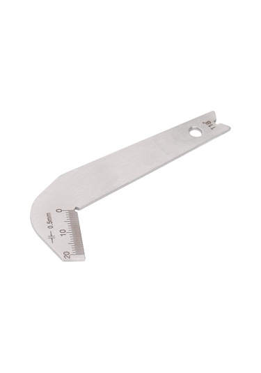 Maiyame 118 Açıklı Ince Çelik Matkap Ucu Ölçer, 0-20mm Aralığında 0.5mm Hassasiyetli Matkap Uç Kalibrasyon Aracı