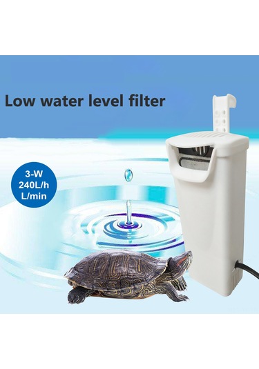 Yifomall 3w Beyaz Su Altı Filtre, Kaplumbağa Ve Akvaryum İçin, Su Temizleme, Atık Emme, Kolay Kurulum, Uluslararası Şarj 240l/h
