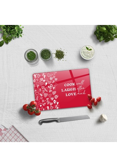 Decorita Cam Kesme Tahtası | Cook Well | 20cm x 30cm