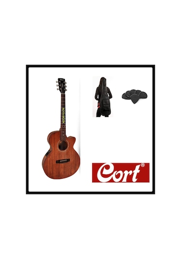 Cort Sfx-Mem Op Elektro Akustik Gitar Set