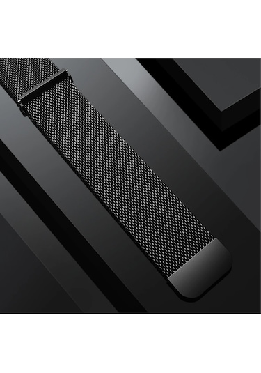 Samsung Uyumlu Galaxy Watch 6 40 Mm Mıknatıslı Metal Hasır Kordon