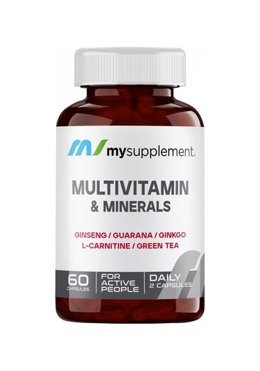 My Supplement Multivitamin & Minerals 60 Bitkisel Kapsül