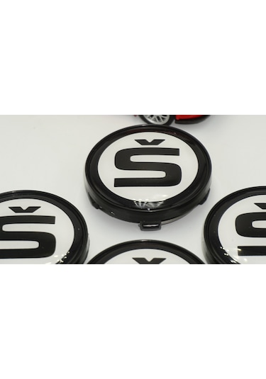 Skoda S logo Jant Göbeği Kapak Seti  60mm
