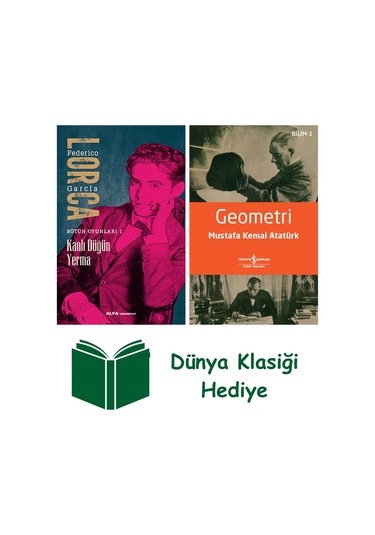Kanlı Düğün Yerma + Geometri + Dünya Klasiği Hediye
