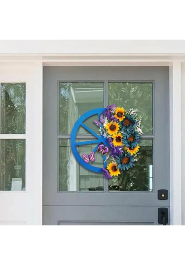 Suntek Çelenk Yapay Ayçiçeği Masa Centerpiece Tüm Yıl