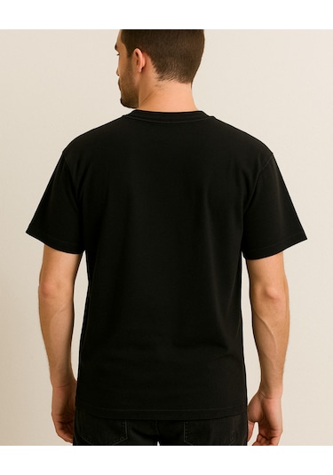 Hugo Boss 911 Baskılı T-shirt Siyah