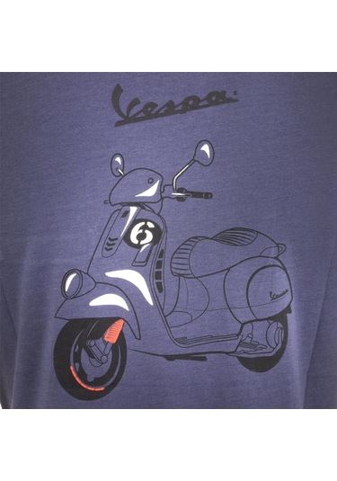 Piaggio Vespa T-shirt - Sei Giorni Lacivert / Pıaggıo