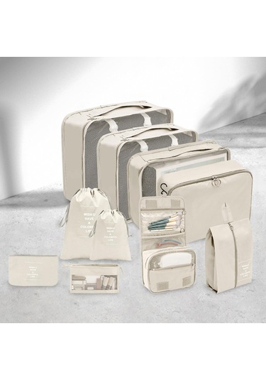 Suntek 10 Adet Sıkıştırma Ambalaj Küpleri Seyahat Bagaj Diğer