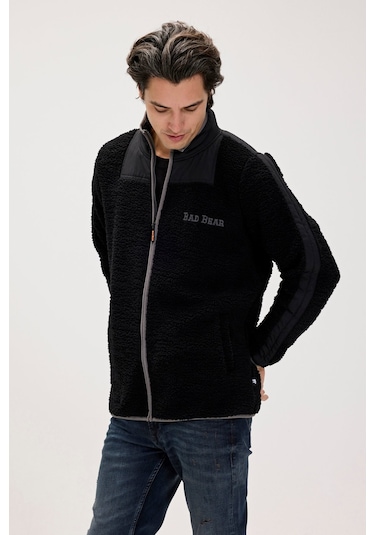 Galvin Siyah Erkek Full-zip Polar Sweatshirt Siyah