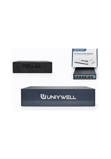 Unıywell 4+2 Port Poe Swicth