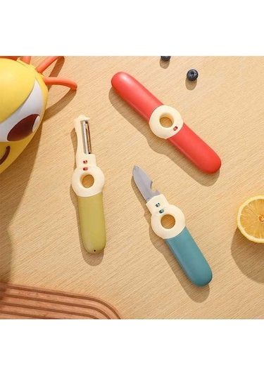 Createtech Taşınabilir Seyahat Sarı Meyve Kamp Fonksiyonlu Çok Cep Cbtx Bıçakları Bıçağı 5 1 Ac Sarı