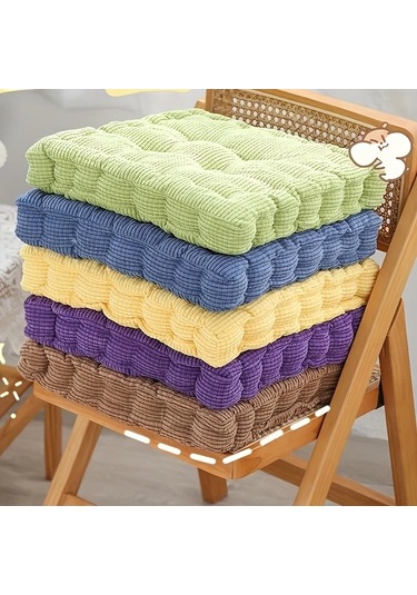 Fochsia Yumuşak Kalın Hasır Minder Ofis Sandalye Koltuk Pencere Yeşil Ev Dekorasyon Açık Yeşil