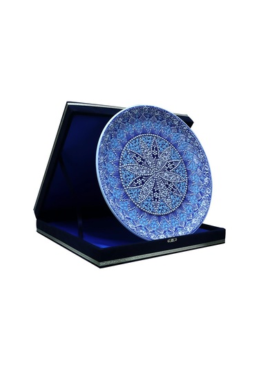 E38 El İşçiliği Çini Tabak - 30 Cm - 6527