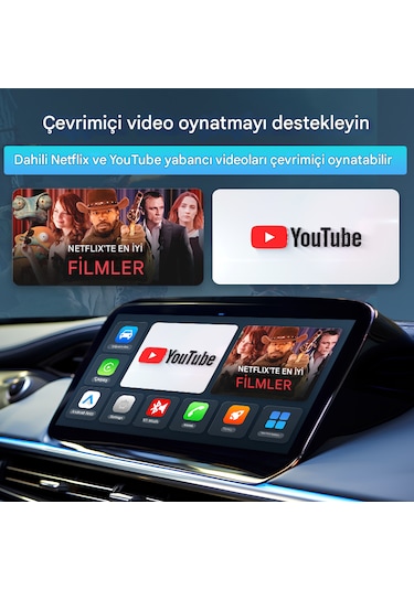 B2 Carplay & Android Auto Youtube Netflix Video Oynatma Kutusu