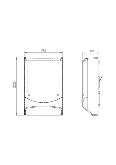 Paradox KDT PS128 P1 Flaşörlü Harici Alarm Sireni