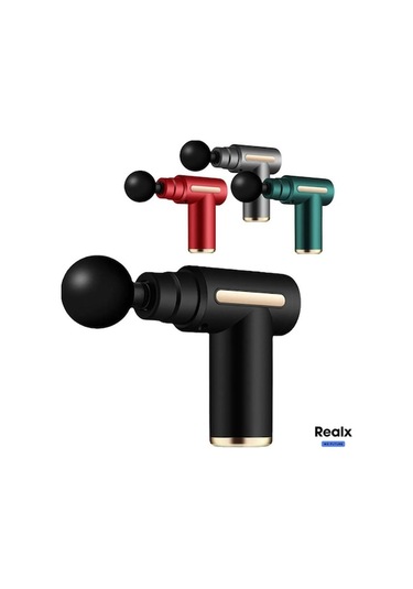 Tongxida 4 Başlıklı 6 Kademeli Titreşimli Şarjlı Mini Masaj Aleti - Kolay Kullanım İçin İdeal Gri