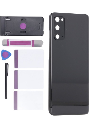 Konesam Galaxy S20 İçin Cam Arka Kapak Tamiri Seti: Ön Yüklü Kamera Lens Ve Bant + Dokunmatik Kalem + Telefon Tutucu + Tamir Aletleri