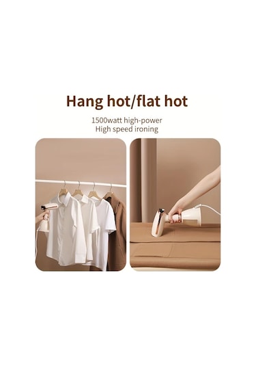 Honeybeeshop Fildisi Beyazi El Tipi Kiyafet Utusu 15 Saniyede Hizli Isinan Tasinabilir Buharli Utu 1500w Guclu Buhar Seyahat Dostu