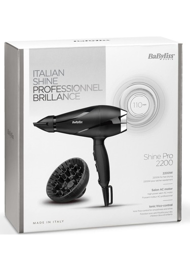 Babyliss 6713DE Shine Pro Saç Kurutma Makinesi + AS126E Perfect Finish Hava Üflemeli Saç Şekillendirici