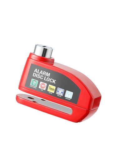 Jzcat Bisiklet Disk Fren Kilidi Alarmı-kırmızı