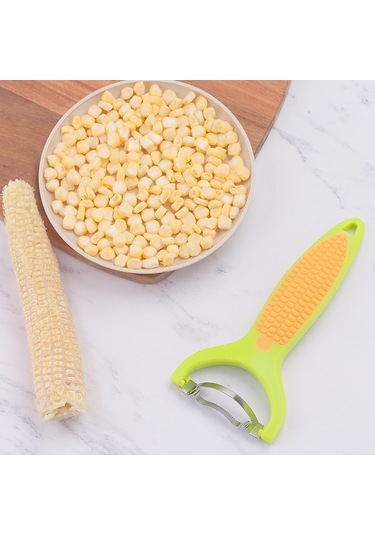 Ulzyvf Striptizci Soyucu, Soyucu Siyah Sarı Saplı Profesyonel Paslanmaz Mutfak Mutfak Mısır Mısır Mısır Kaymaz İyi Hanehalkı Ergonomik Dayanıklı Çelik Aletleri, Aleti, Aleti, Aleti, Gv Siyah