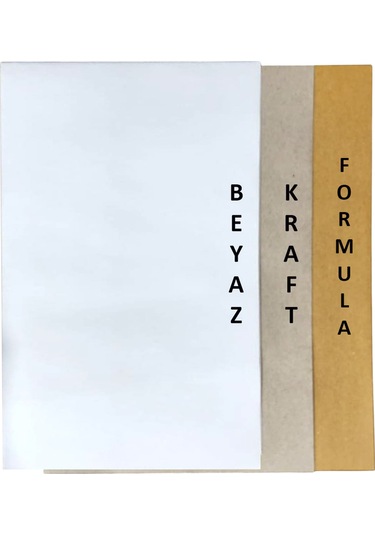 Zarf A5 Boyutunda Formula Torba Zarf 17x25 Cm - 50 Adet