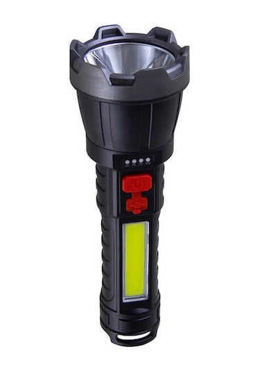 Panther Pt-6106 Usb Şarjlı El Feneri Siyah