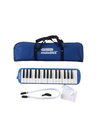 Helvacıoğlu Melodika 32 Tuşlu Bez Çantalı Mavi