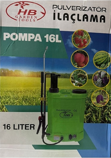 Hb Garden Tools 16 L Akülü ve Kollu Sırt Tipi Sulama Ilaçlama Pompası