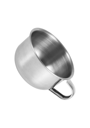 Maiyame Stainless Steel Tıraş Kasesi, Kollü Ve Dayanıklı, Tıraş Kremi/şampuanı Saklama, Erkekler İçin Gündelik Kullanım Veya Hediye