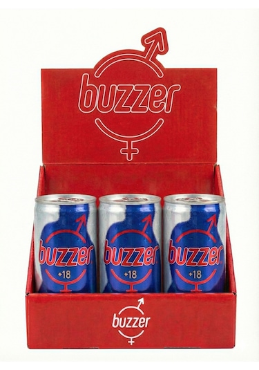 Buzzer Ginseng Enerji Içeceği +18 3'lü